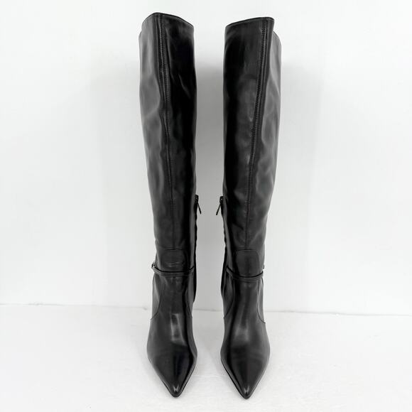 Sam Edelman Womens Elia Above The Knee High Boots US 6.5 M WC Black Leather NIB - Picture 6 of 12